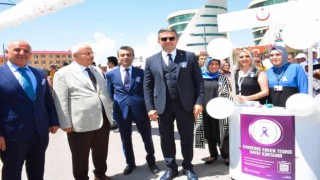 Erzurumda “Tableti, telefonu bırak doğaya bak” temalı fidan dikme etkinliği