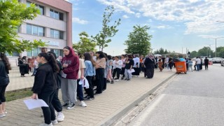 Eskişehirde öğrencilerin YKS heyecanı