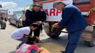 Eskişehirde yılın ilk arpası borsada