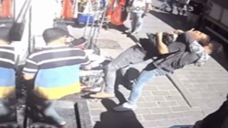 Fatihte gasp dehşeti kamerada