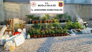 Fethiyede lüks villaya uyuşturucu baskını