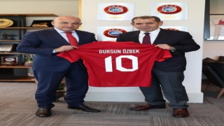 Galatasaray Başkanı Dursun Özbekten, Büyükekşiye ziyaret