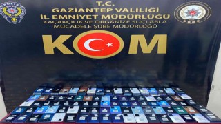 Gaziantepte 186 adet kaçak cep telefonu ele geçirildi