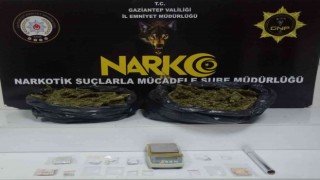 Gaziantepte 9 kilo esrar ele geçirildi