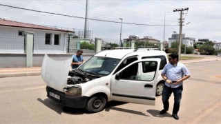 Gece uyumak için araç çaldılar
