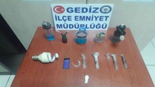 Gedizde polis uyuşturucuya geçit vermiyor