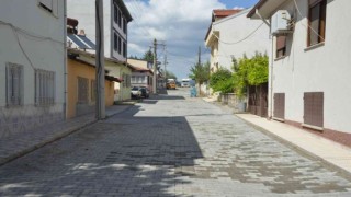 Gedizde yol çalışmaları