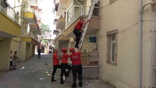 Haber alınamayan kadın evinde baygın halde bulundu