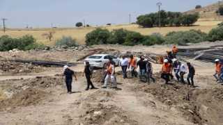 Hani ilçesinde atıksu arıtma tesisinde çalışmalar devam ediyor