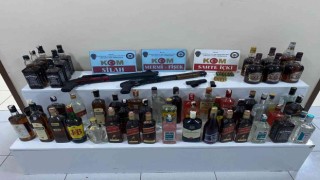 Hatayda kaçak içki operasyonu