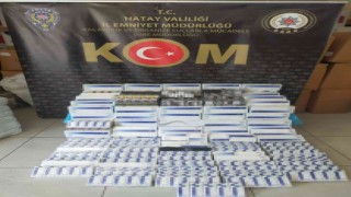 Hatayda kaçak sigara operasyonu