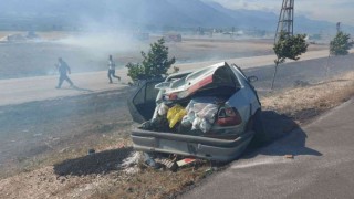 Hatayda saman yangını zincirlemeye kazaya neden oldu: 10 yaralı