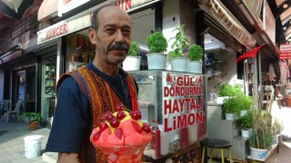 Hataylılar haytalı dondurma ile serinliyor