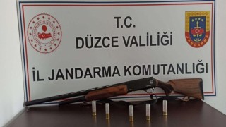 Havaya ateş etti yakalandı