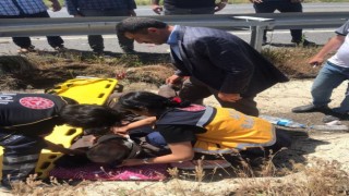 Horasan - Pasinler karayolunda trafik kazası: 2 yaralı