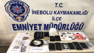 İneboluda uyuşturucu operasyonu