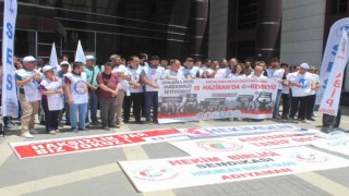 İş bırakan hekimler basın açıklaması yaptı