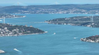 İstanbul Boğazı turkuaza büründü: Eşsiz manzara havadan görüntülendi
