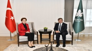 İYİ Parti Genel Başkanı Akşenerden Davutoğluna ziyaret