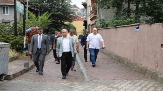 İzmit Belediyesi ekibi, Çukurbağ Mahallesinde incelemelerde bulundu