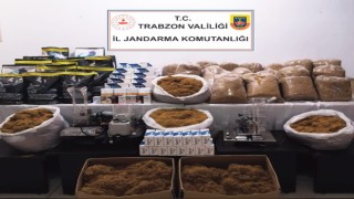 Jandarmadan kaçak sigara imalathanesine baskın