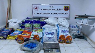Jandarmadan sahte deterjan imalathanesine baskın