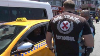Kadıköyde emniyet kemeri takmayınca ceza yiyen taksici: “İyi ki varlar, iyi ki bizimleler”