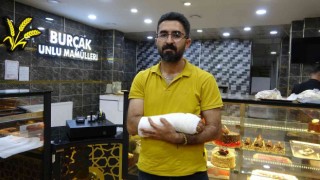Kadını kurtarmak isterken hem ayağından ısırıldı hem de kolunu kırdı