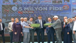 Kahramankazanda ata tohumlarından yetiştirilen 500 bin domates fidesi çiftçilere ücretsiz dağıtıldı