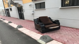 Kaldırımlar çöplük değil
