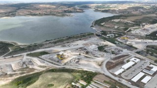 Kanal İstanbul Projesinin ilk köprüsü yükseliyor