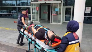 Karabükte 4 metre yükseklikten düşen kişi yaralandı