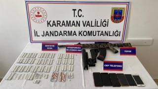 Karaman merkezli uyuşturucu operasyonunda 3 kişi tutuklandı
