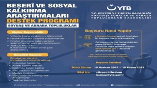 Kardeş topluluklara yönelik araştırmalara YTBden destek