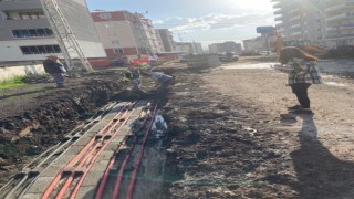 Karsta elektrik şebekesi yer altına alınıyor