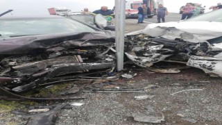 Karsta trafik kazası: 5 yaralı