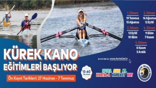 Kartal Belediyesi kürek ve kano eğitimleri başlıyor