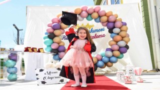 Kastamonu Belediyesi Çocuk Bakımevinde karne ve diploma heyecanı