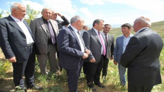 Kaymakam Çimşit, arazi sıkıntısı yaşayan vatandaşları ziyaret etti