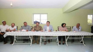 Kaymakam Kaptanoğlu vatandaşlarla bir araya geldi