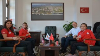 Kaymakam Maslak başarılı sporcuları ağırladı