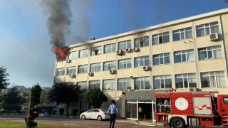 Kaymakamlıkta korkutan yangın