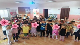 Kepsutlu minikler hijyeni öğreniyor
