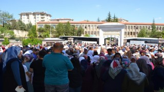 Kırıkkalede hac kafilesi dualarla uğurlandı