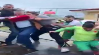 Komşu ilçelerin futbol turnuvasında şok