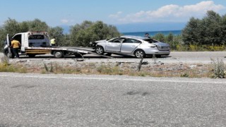 Kontrolden çıkan otomobil karşı şeride takla attı: 1 ölü