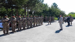 Konya PÖH timleri törenle Suriyeye uğurlandı