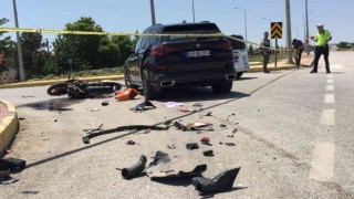 Konyada ciple çarpışan motosikletin sürücüsü hayatını kaybetti