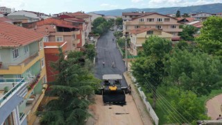 Körfezde 4 sokak asfaltlandı