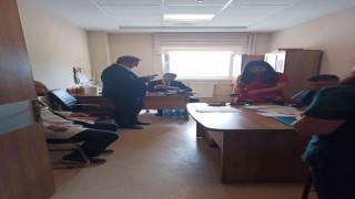 Korkmaz, Bayat Devlet Hastanesi çalışanları ile bir araya geldi